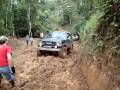 Land Cruiser 60 series club 4x4 Panama capira 30-11-08 1ra Loma 5 mud winch going up