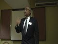 clifford thornton jr presents a workshop on the war on drugs at the gpus national convention in reading pa 7/12/07