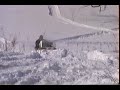 Snowmobiles at the Sledding hill.