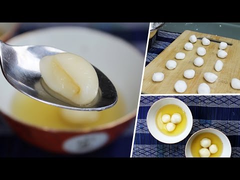 how to fill rice balls