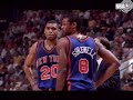 after splitting the first four games to set up a decisive game 5, miami was seconds away from eliminating the eighth-seeded knicks. knick shooting guard allan houston proved to be the hero of the deciding game, as he hit a running one-hander with 0.8 seconds left to play to give new york a 78-77 victory. the win propelled the knicks to their second eastern conference championship of the decade, and to the nba finals, where they lost to the san antonio spurs.