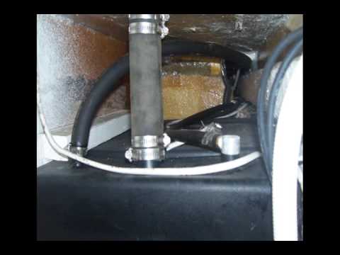 how to drain boat gas tank