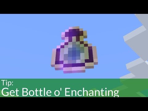 how to get a bottle o enchanting in minecraft