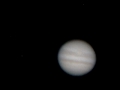 Jupiter (and Europa) through a 7\" newtonian telescope