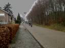 Scooter racen met Dennis, PP, Jasper en mezelf heenweg.3gp