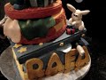 Topsy turvy Fondant Cake ( my first ) - my cake #11
