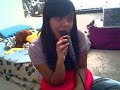 me singing bubbly