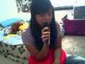 me singing bubbly