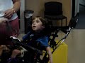Alex Trying Out A Power Chair
