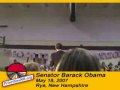 Senator Barack Obama in NH Senator Barack Obama in NH