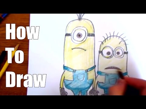 how to draw minions