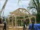 Timber Frame Raising - Bridge Park Pavilion Timber Frame Raising - Bridge Park Pavilion