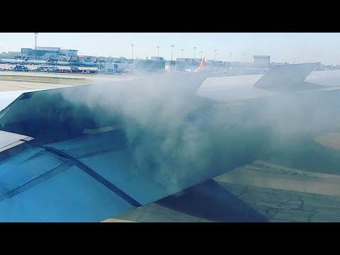 Atlanta (USA): Flugzeug muss nach Feuer im Triebwer ...