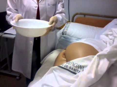 Administracion de enema (Segundo enfermeria UA)