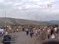 Protesta indigena en Bagua, con imagenes de Telersat Service, canal asociado a Enlace Nacional en Bagua enlacenacional.com