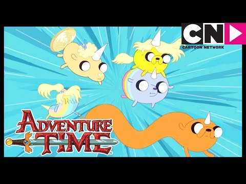 Adventure Time | Jake's Pups Save Him | Jake The Dad | Cartoon Network