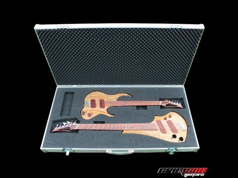 The Crimson Guitars detachable twin neck features video