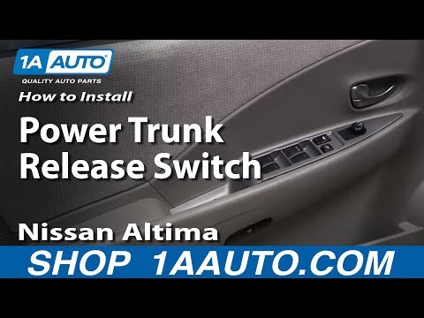 How To Install Power Trunk Release Switch 2002-06 Nissan Altima
