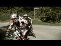 Downhill on the road....................