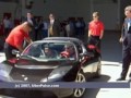Condoleezza Rice tests drive Tesla roadster