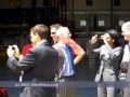 Condoleezza Rice tests drive Tesla roadster