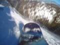Ski Mounted GoPro Camera At Hevenly Siki Resort 01/18/2009 Hgh Speed Slalom On Canyon Trail