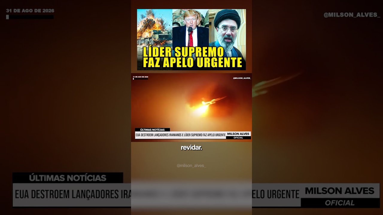 EUA DESTROEM LANÇADORES iranianos e líder supremo faz APELO URGENTE