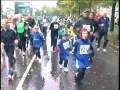 De familieloop trok tijdens de Singelloop wel publiek