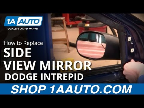 How To Install Repair Replace Side Rear View Mirror Dodge Intrepid 98-04 1AAuto.com