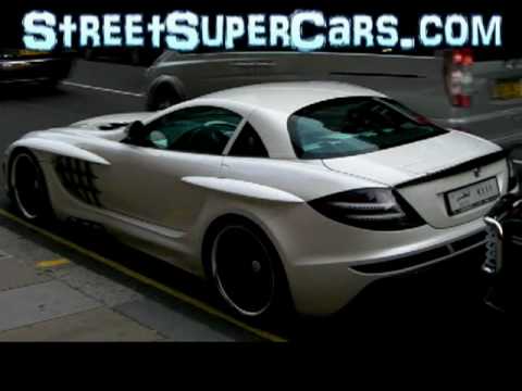Lamborghini Murcielago LP640 titanium & White Mercedes SLR