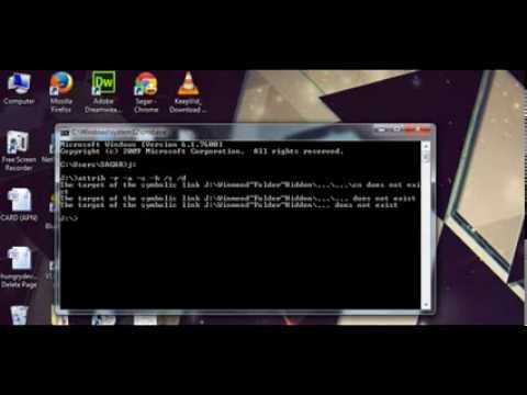 how to unhide files in usb