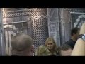 Zachary Levi, Joshua Gomez, & Adam Baldwin Play Lego Rock Band at WB's 2009 Comic-Con Booth