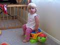 Chelsea plays Wiggles Accordian and Turtle