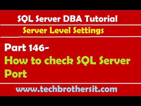 how to discover sql server port