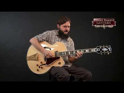 Custom (musician) - This is one of those holy grail guitars for electric jazz and blues, and it looks like a work of art. You'll be torn between staring at it and playing it! Th...