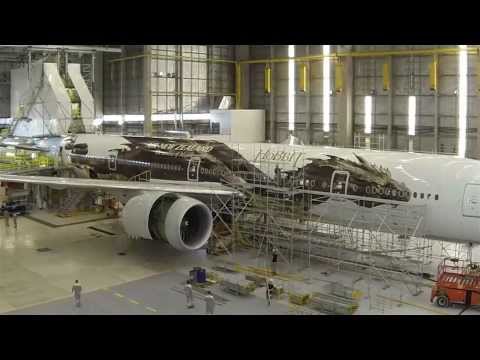 livery - Plane Wrap Time Lapse Video of The Hobbit B777-300 for Air New Zealand The Airline of Middle-earth #AIRNZHobbit.