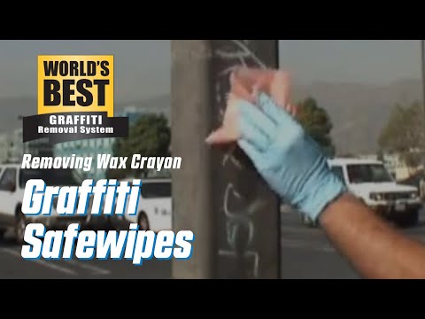 Wax Crayon off Pole