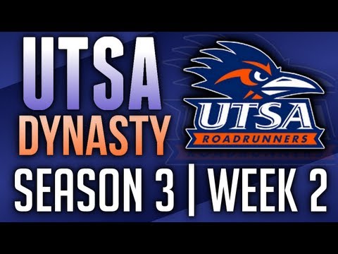 NCAA Football 13 UTSA Dynasty: â–ºWeek 2 @ #20 Houston Cougarsâ—„ - (Season 3)