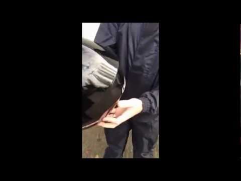 how to fasten a double d'ring helmet