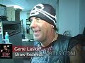 Gene Lasker returns to the Bubba the love sponge radio show. Parks motorcycle inside.
