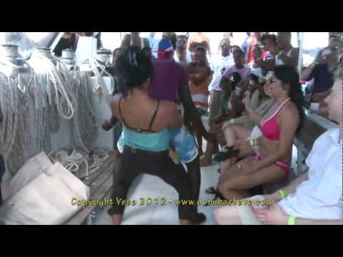 Saona - The Catamaran Excursion to the uninhabited paradise island Saona in Dominican Republic was the highlight of DR 2nd Bachata Festival. Bus to Bayahibe, Catamar...