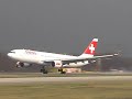 Swiss Airbus 330-200 landing Geneva