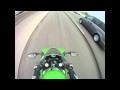 Kawasaki ZX6R - helmet cam GoPro - Going to Sando's house Part 1