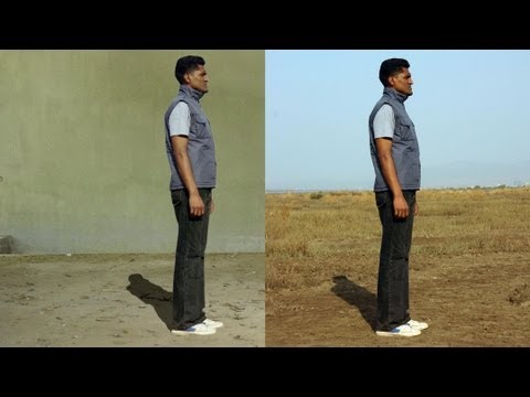 how to change background in photoshop