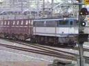 貨物列車岡山駅通過