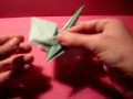 Оригами видеосхема коробочки с журавликом часть 2