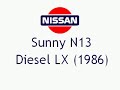 My 1986 NISSAN Sunny N13 Diesel 1.7D