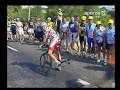 Michael Rasmussen in slottijdrit Tour 2005