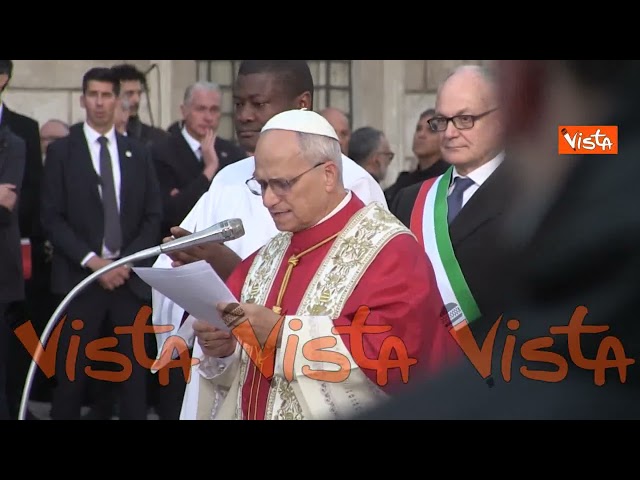 Papa Leone XIV: "Si aprano le porte alla riconciliazione e alla non violenza"