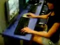 Man Losing Video Game Against Chick